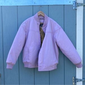 Derby of San Francisco lilac bomber jacket